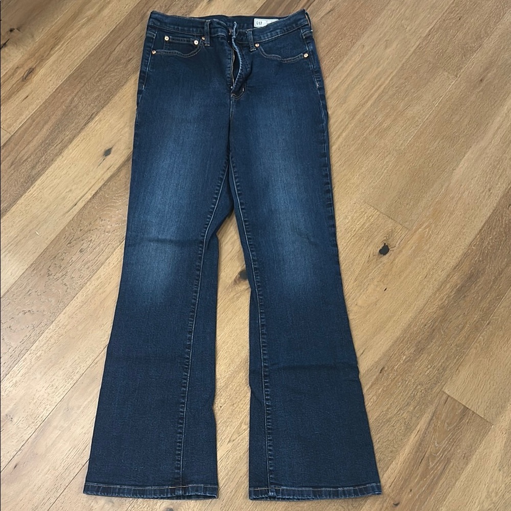 GAP Blue Flare Wide Leg Jeans